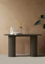 Konsolentisch >NOLA< in Eiche Smoked , MDF furniert...