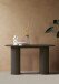 Konsolentisch >NOLA< in Eiche Smoked , MDF furniert - 130x75x40cm (BxHxT)