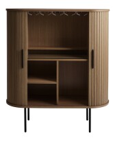 Barschrank >NOLA< in Eiche smoked, MDF furniert -...