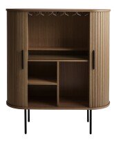 Barschrank >NOLA< in Eiche smoked, MDF furniert -...