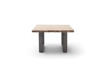 Couchtisch >CARTAGENA< in Akazie natur, Massivholz lackiert - 75x45x75cm (BxHxT)