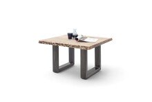 Couchtisch >CARTAGENA< in Akazie natur, Massivholz lackiert - 75x45x75cm (BxHxT)