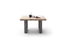 Couchtisch >CARTAGENA< in Akazie natur, Massivholz lackiert - 75x45x75cm (BxHxT)