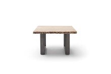 Couchtisch >CARTAGENA< in Akazie natur, Massivholz lackiert - 75x45x75cm (BxHxT)