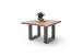 Couchtisch >CARTAGENA< in Akazie massiv walnussfarben - 75x45x75 (BxHxT)