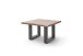Couchtisch >CARTAGENA< in Akazie massiv walnussfarben - 75x45x75 (BxHxT)