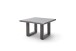 Couchtisch >CARTAGENA< in Akazie grau, massiv lackiert - 75x45x75cm (BxHxT)