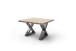 Couchtisch >CARTAGENA< in Akazie natur, massiv lackiert - 75x45x75cm (BxHxT)