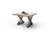 Couchtisch >CARTAGENA< in Akazie natur, massiv lackiert - 75x45x75cm (BxHxT)