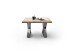 Couchtisch >CARTAGENA< in Akazie natur, massiv lackiert - 75x45x75cm (BxHxT)