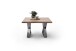 Couchtisch >CARTAGENA< in Akazie massiv walnussfarben - 75x45x75 (BxHxT)