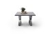 Couchtisch >CARTAGENA< in Akazie grau, massiv lackiert - 75x45x75cm (BxHxT)