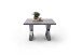 Couchtisch >CARTAGENA< in Akazie grau, massiv lackiert - 75x45x75cm (BxHxT)