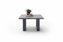 Couchtisch >CARTAGENA< in Akazie grau, massiv lackiert - 75x45x75cm (BxHxT)