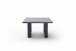 Couchtisch >CARTAGENA< in Akazie grau, massiv lackiert - 75x45x75cm (BxHxT)