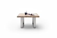 Couchtisch >CARTAGENA< in Akazie natur, massiv lackiert - 75x45x75cm (BxHxT)