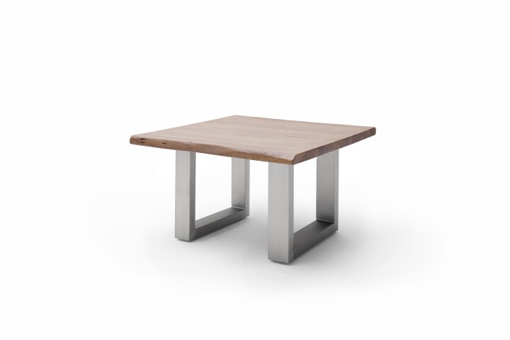 Couchtisch >CARTAGENA< in Akazie massiv walnussfarben - 75x45x75 (BxHxT)