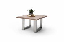 Couchtisch >CARTAGENA< in Akazie massiv walnussfarben - 75x45x75 (BxHxT)