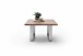 Couchtisch >CARTAGENA< in Akazie massiv walnussfarben - 75x45x75 (BxHxT)