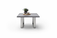 Couchtisch >CARTAGENA< in Akazie grau, massiv lackiert - 75x45x75cm (BxHxT)