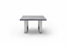 Couchtisch >CARTAGENA< in Akazie grau, massiv lackiert - 75x45x75cm (BxHxT)