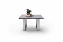 Couchtisch >CARTAGENA< in Akazie grau, massiv lackiert - 75x45x75cm (BxHxT)
