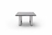 Couchtisch >CARTAGENA< in Akazie grau, massiv lackiert - 75x45x75cm (BxHxT)