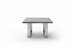 Couchtisch >CARTAGENA< in Akazie grau, massiv lackiert - 75x45x75cm (BxHxT)