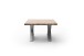 Couchtisch >CARTAGENA< in Akazie natur, massiv lackiert - 75x45x75cm (BxHxT)