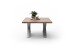 Couchtisch >CARTAGENA< in Akazie massiv walnussfarben - 75x45x75 (BxHxT)