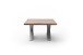 Couchtisch >CARTAGENA< in Akazie massiv walnussfarben - 75x45x75 (BxHxT)