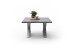 Couchtisch >CARTAGENA< in Akazie grau, massiv lackiert - 75x45x75cm (BxHxT)