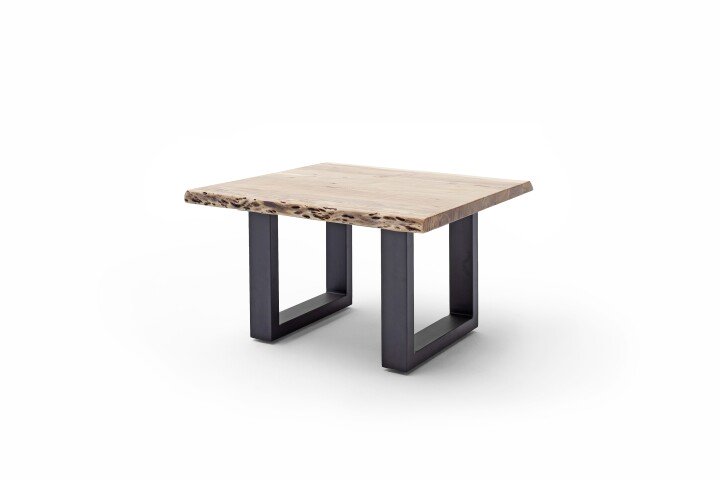 Couchtisch >CARTAGENA< in Akazie natur, massiv lackiert - 75x45x75cm (BxHxT)