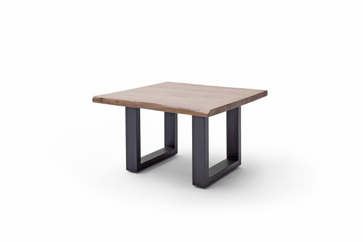 Couchtisch >CARTAGENA< in Akazie massiv walnussfarben - 75x45x75 (BxHxT)