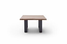 Couchtisch >CARTAGENA< in Akazie massiv walnussfarben - 75x45x75 (BxHxT)