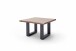 Couchtisch >CARTAGENA< in Akazie massiv walnussfarben - 75x45x75 (BxHxT)