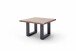 Couchtisch >CARTAGENA< in Akazie massiv walnussfarben - 75x45x75 (BxHxT)