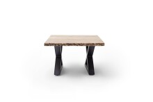 Couchtisch >CARTAGENA< in Akazie natur, massiv lackiert - 75x45x75cm (BxHxT)