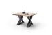 Couchtisch >CARTAGENA< in Akazie natur, massiv lackiert - 75x45x75cm (BxHxT)
