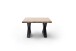 Couchtisch >CARTAGENA< in Akazie natur, massiv lackiert - 75x45x75cm (BxHxT)
