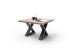 Couchtisch >CARTAGENA< in Akazie natur, massiv lackiert - 75x45x75cm (BxHxT)