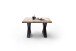 Couchtisch >CARTAGENA< in Akazie natur, massiv lackiert - 75x45x75cm (BxHxT)