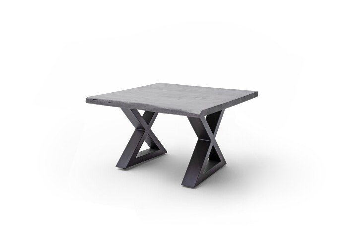 Couchtisch >CARTAGENA< in Akazie grau, massiv lackiert - 75x45x75cm (BxHxT)