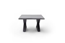 Couchtisch >CARTAGENA< in Akazie grau, massiv lackiert - 75x45x75cm (BxHxT)