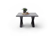 Couchtisch >CARTAGENA< in Akazie grau, massiv lackiert - 75x45x75cm (BxHxT)