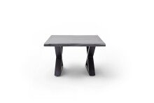 Couchtisch >CARTAGENA< in Akazie grau, massiv lackiert - 75x45x75cm (BxHxT)