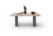 Couchtisch >CARTAGENA< in Akazie natur, massiv lackiert - 110x45x70cm (BxHxT)
