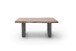 Couchtisch >CARTAGENA< in Akazie massiv walnussfarben - 110x45x70 (BxHxT)