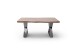 Couchtisch >CARTAGENA< in Akazie massiv walnussfarben - 110x45x70 (BxHxT)