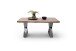 Couchtisch >CARTAGENA< in Akazie massiv walnussfarben - 110x45x70 (BxHxT)